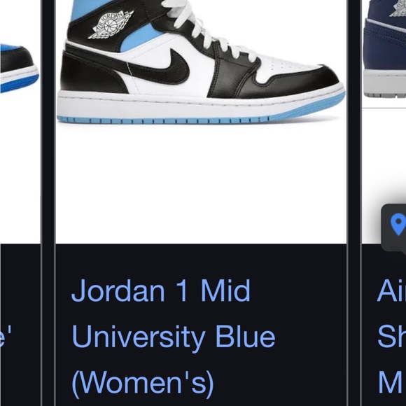 Jordan 1 University Blue (women’s) size 6 - Picture 5 of 10